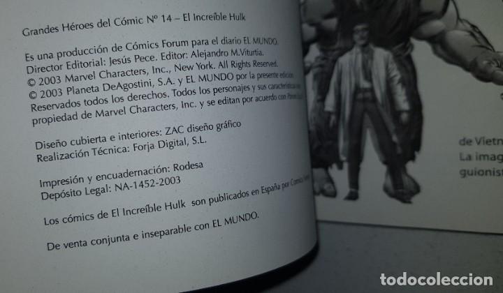 C&oacute;mics: EL INCREIBLE HULK Biblioteca El Mundo (3 tomos) 2003 - Foto 4