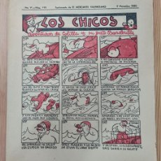 Cómics: LOS CHICOS Nº 313 - 7 DICIEMBRE 1935 - SUPLEMENTO DEL MERCANTIL VALENCIANO