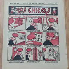 Cómics: LOS CHICOS Nº 256 - 10 NOVIEMBRE 1934 - SUPLEMENTO DEL MERCANTIL VALENCIANO
