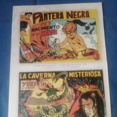 Cómics: RECORTE PANTERA NEGRA Nº52 1958 Y LA CALAVERA MISTERIOSA Nº50 1960. Lote 385815549