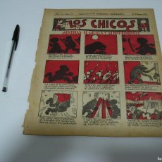 Cómics: SUPLEMENTO MERCANTIL VALENCIANO LOS CHICOS 168 (11 - 2 -1933) ARTICULO FALLAS COMISION INFANTIL