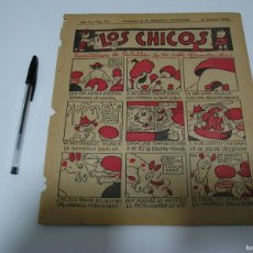 Cómics: SUPLEMENTO MERCANTIL VALENCIANO LOS CHICOS 210 (2 - 12 -1933) ARTICULO FALLAS COMISION INFANTIL