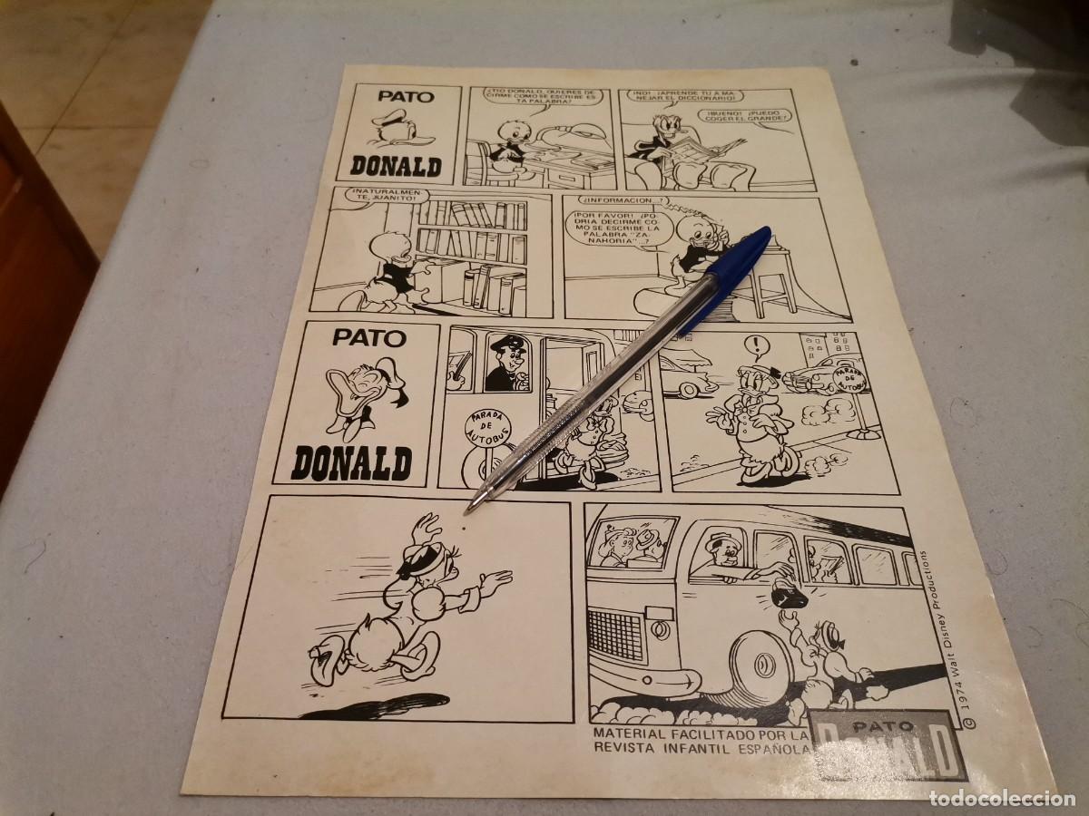 C&oacute;mics: ANTIGUA VI&Ntilde;ETA PATO DONALD 1974 - Foto 1