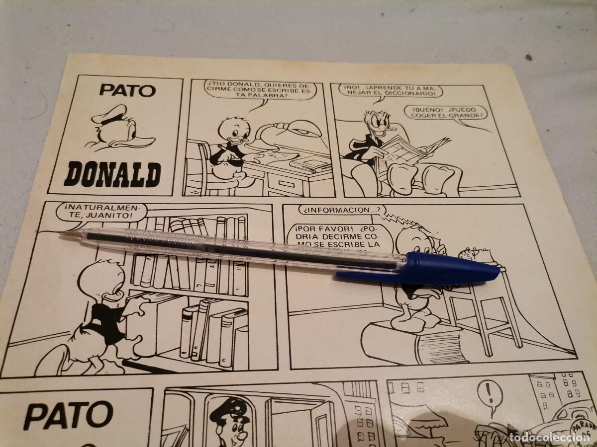 C&oacute;mics: ANTIGUA VI&Ntilde;ETA PATO DONALD 1974 - Foto 2