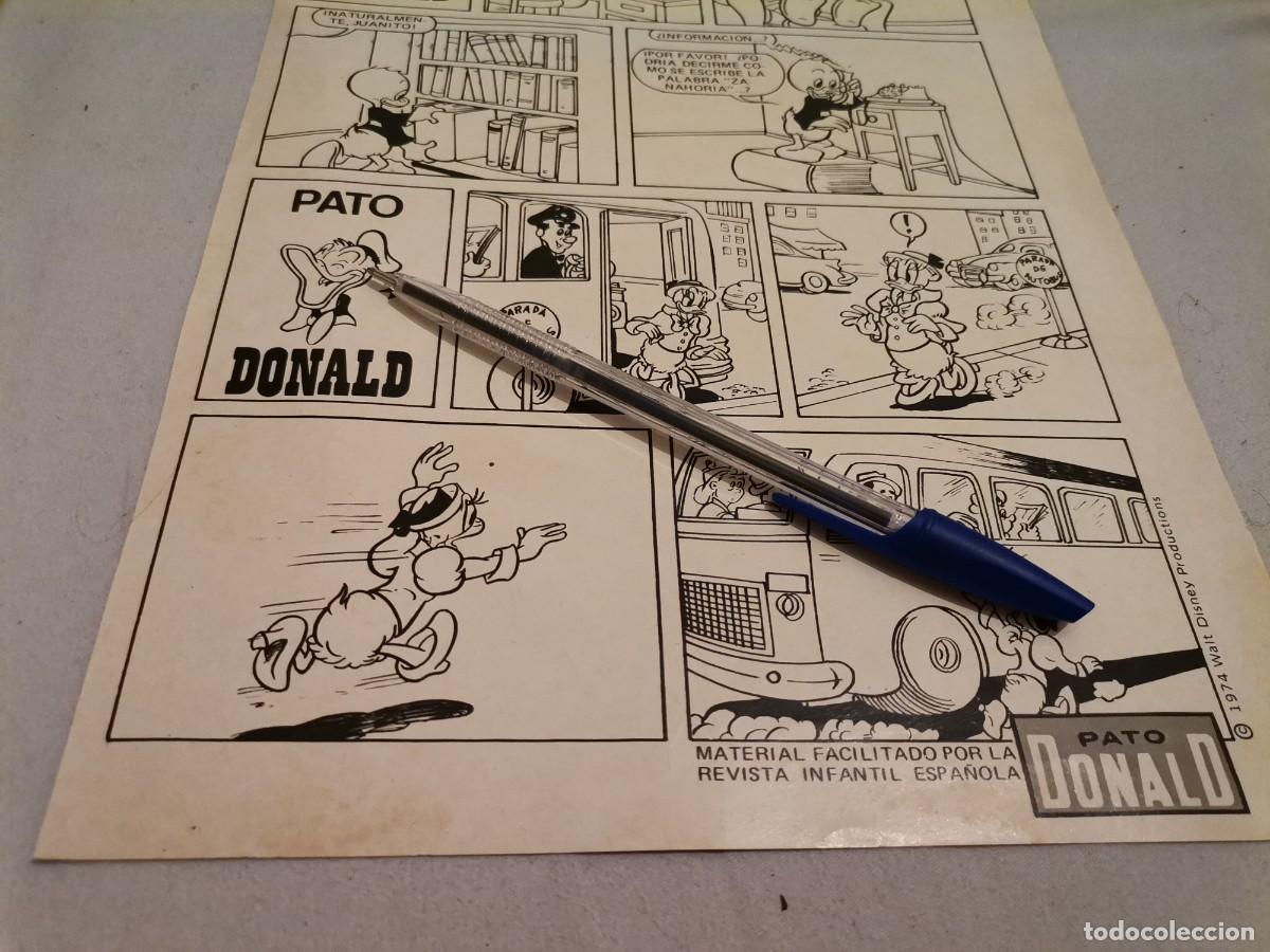 C&oacute;mics: ANTIGUA VI&Ntilde;ETA PATO DONALD 1974 - Foto 3