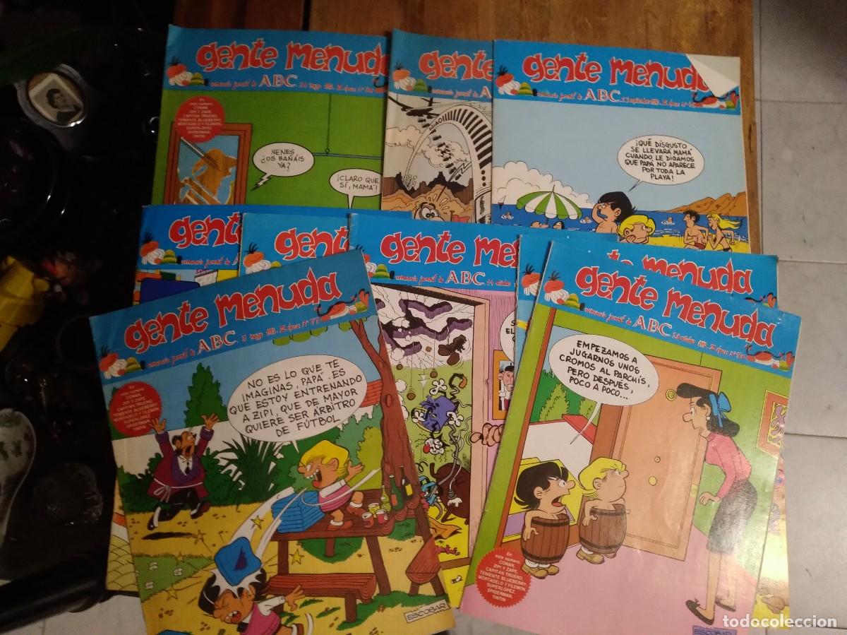 C&oacute;mics: Lote 9 Ejemplares Gente Menuda Ns&deg; en descripci&oacute;n - Foto 1