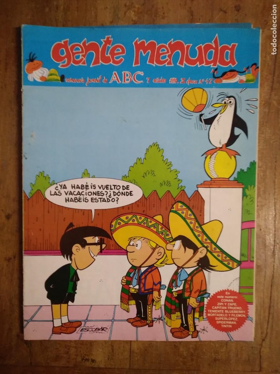 C&oacute;mics: Lote 9 Ejemplares Gente Menuda Ns&deg; en descripci&oacute;n - Foto 7