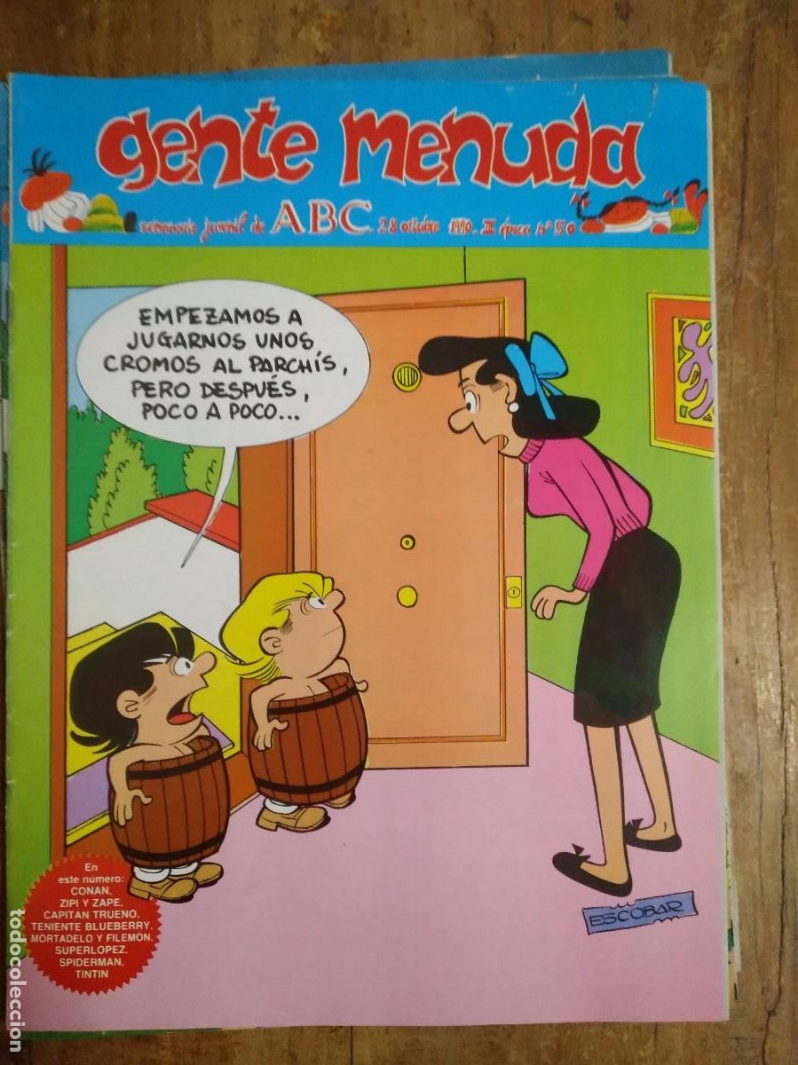 C&oacute;mics: Lote 9 Ejemplares Gente Menuda Ns&deg; en descripci&oacute;n - Foto 15