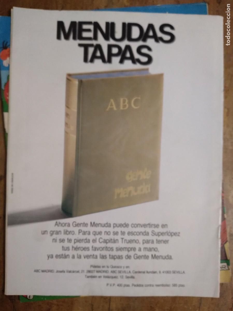 C&oacute;mics: Lote 9 Ejemplares Gente Menuda Ns&deg; en descripci&oacute;n - Foto 16