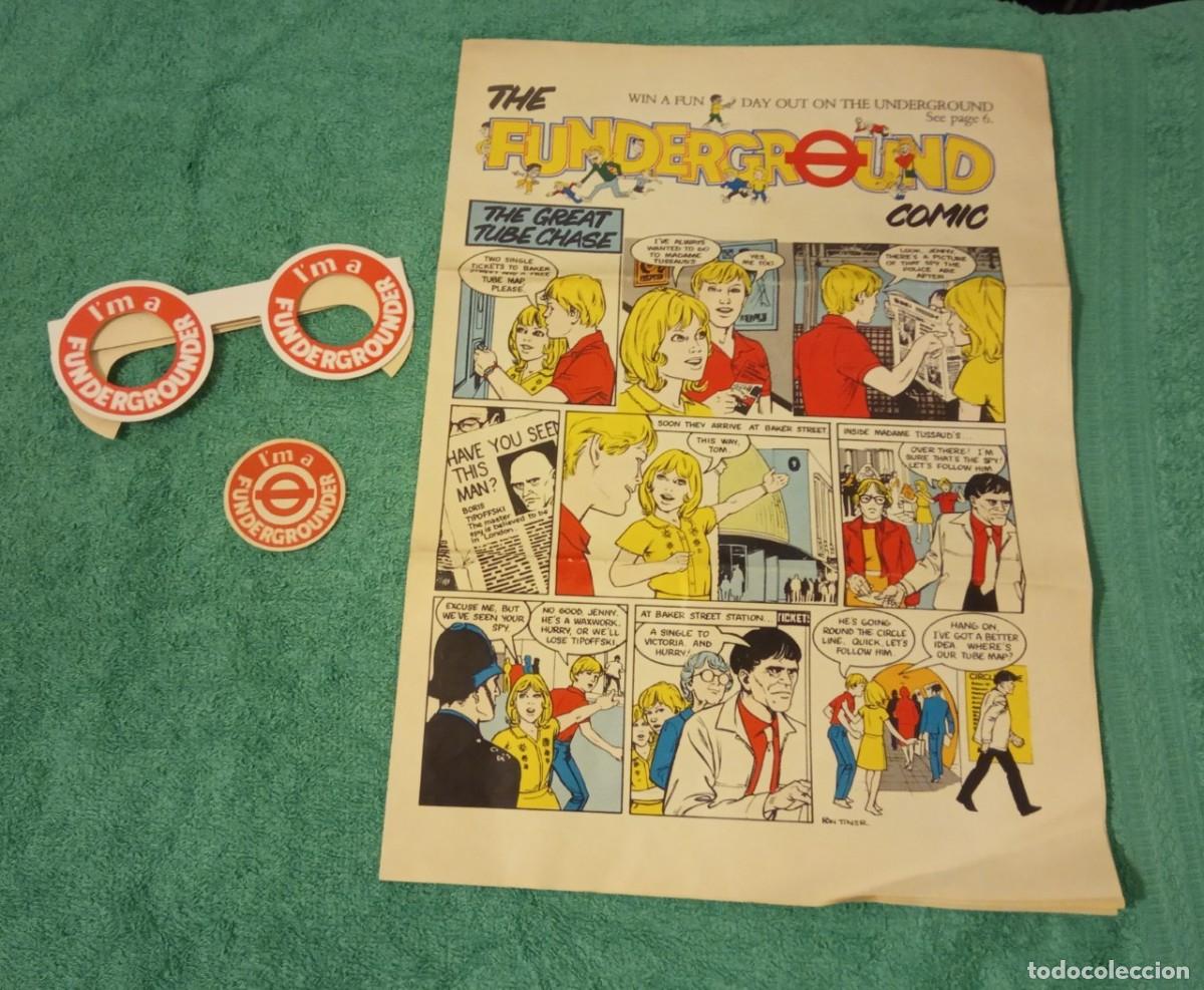 C&oacute;mics: -THE FUNDERGROUND COMIC + GAFAS + PEGATINA . - Foto 1