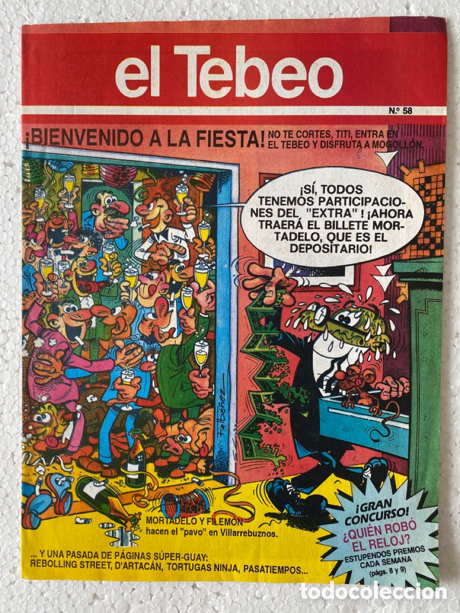 C&oacute;mics: EL TEBEO #60 - Mortadelo &laquo;INFRECUENTE&raquo; - Foto 1