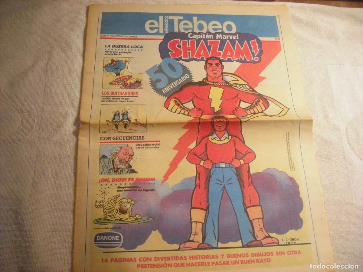 C&oacute;mics: EL TEBEO, EL PERIODICO N. 35 . CAPITAN MARVEL SHAZAM - Foto 1