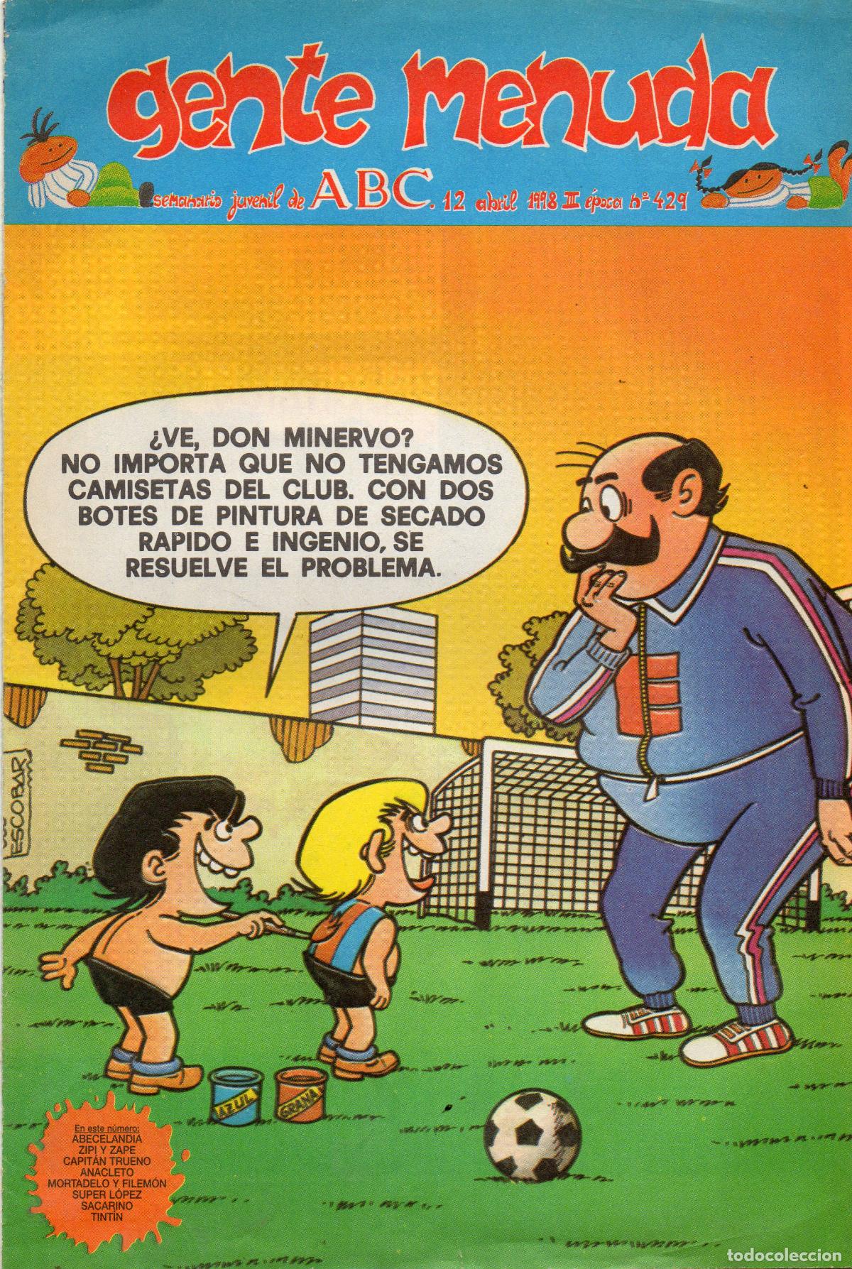 C&oacute;mics: GENTE MENUDA - N&ordm; 429 - SUPLEMENTO DIARIO ABC - Foto 1