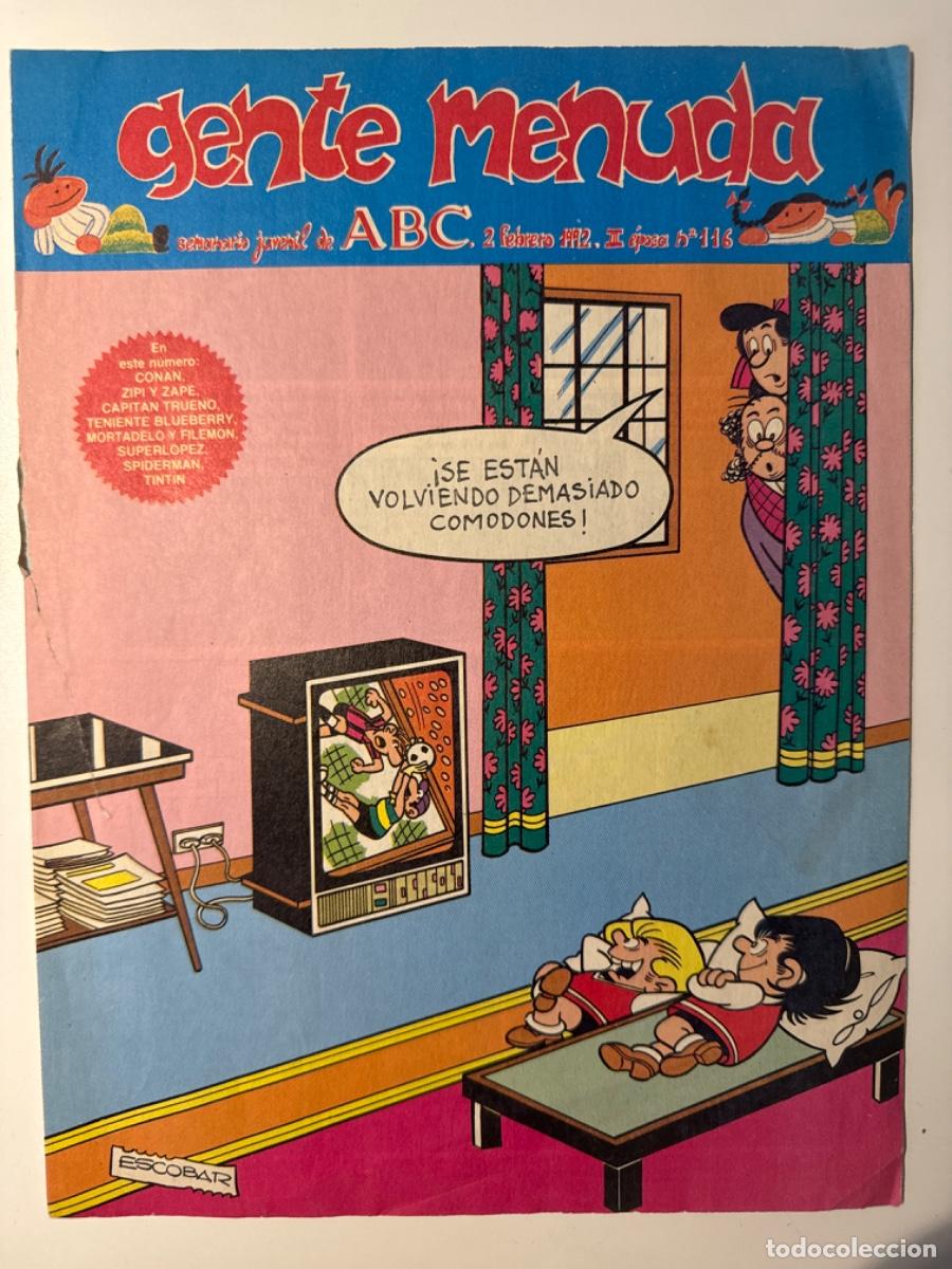 C&oacute;mics: GENTE MENUDA 1992 #116 &laquo;RARO&raquo; - Foto 1