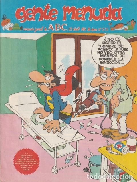 C&oacute;mics: GENTE MENUDA 231 PORTADA SUPERL&Oacute;PEZ - Foto 1