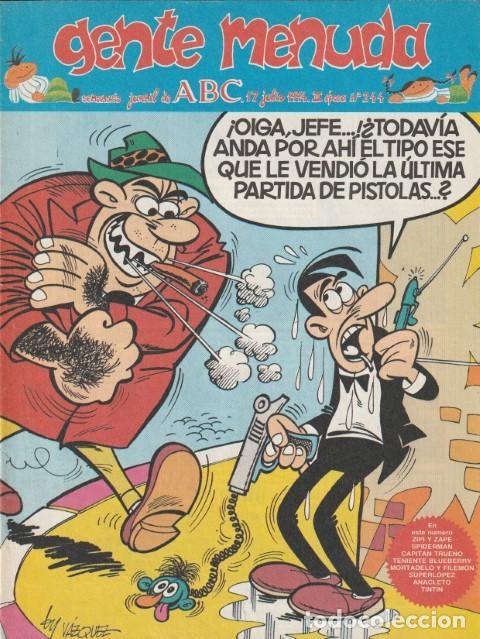 C&oacute;mics: GENTE MENUDA 244 PORTADA ANACLETO - Foto 1