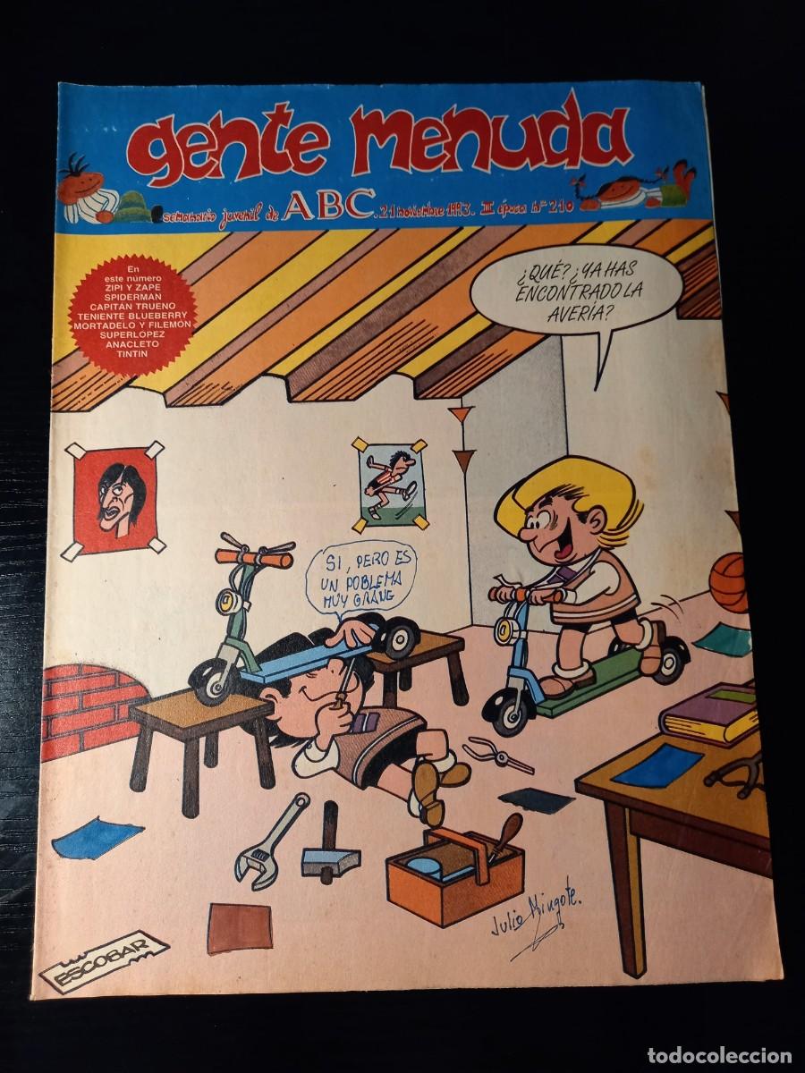 C&oacute;mics: Gente Menuda n&ordm; 210 (Semanario Juvenil de ABC) - Foto 1