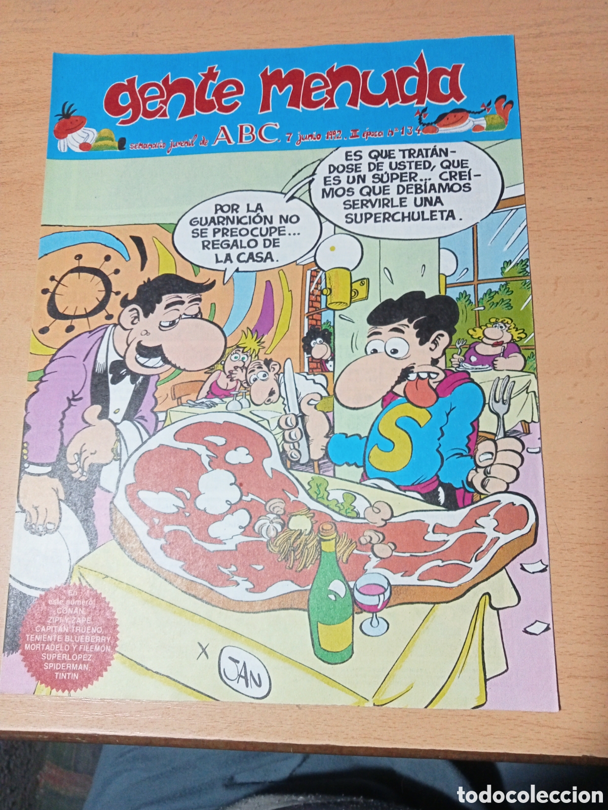 C&oacute;mics: gente menuda ABC 7 junio 1992 III epoca n&ordm; 134 - Foto 1