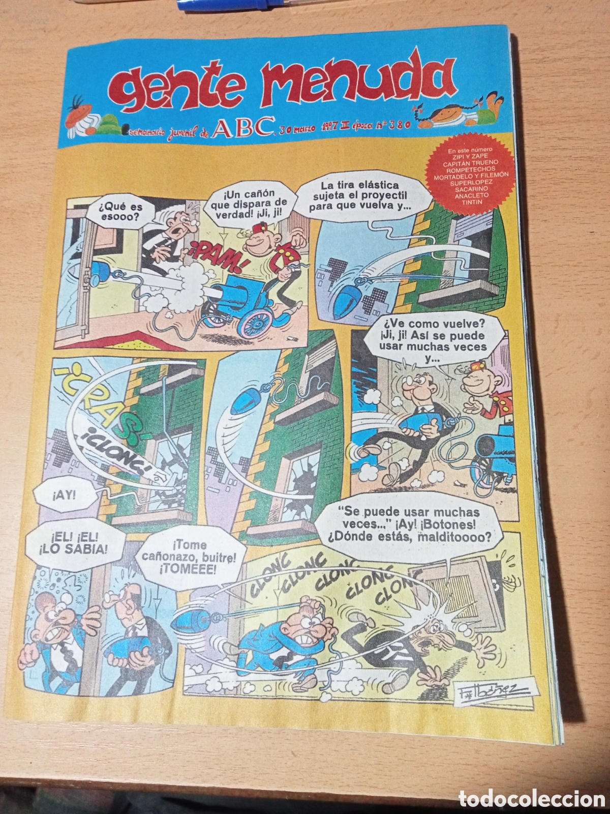 C&oacute;mics: gente menuda ABC 30 marzo 1997 III epoca n&ordm; 380 - Foto 1