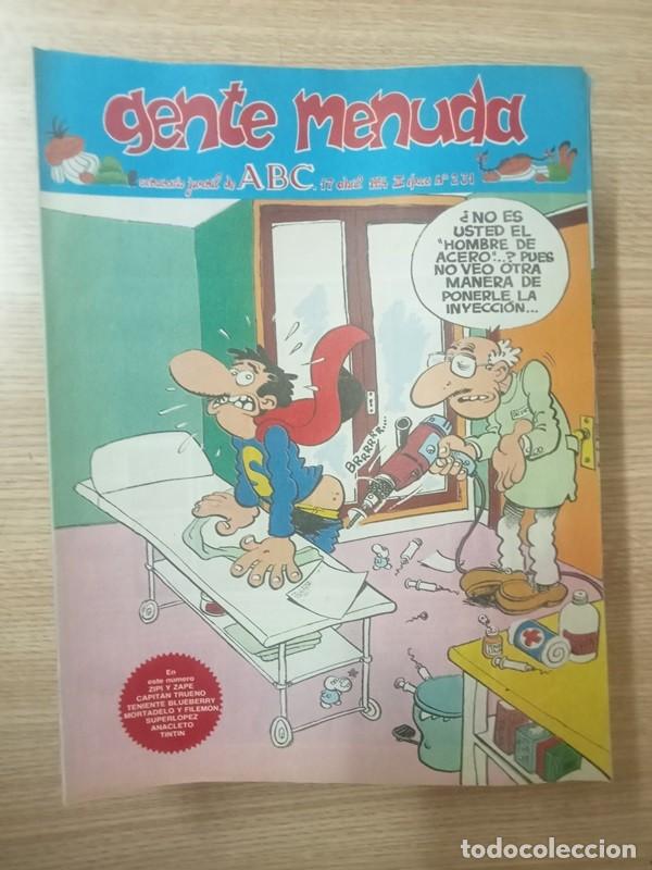 C&oacute;mics: gente menuda ABC 17 abril 1994 III epoca n&ordm; 231 - Foto 1