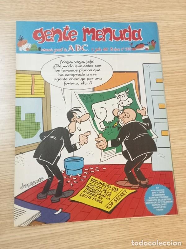 C&oacute;mics: gente menuda ABC 9 julio 1995 III epoca n&ordm; 295 - Foto 1