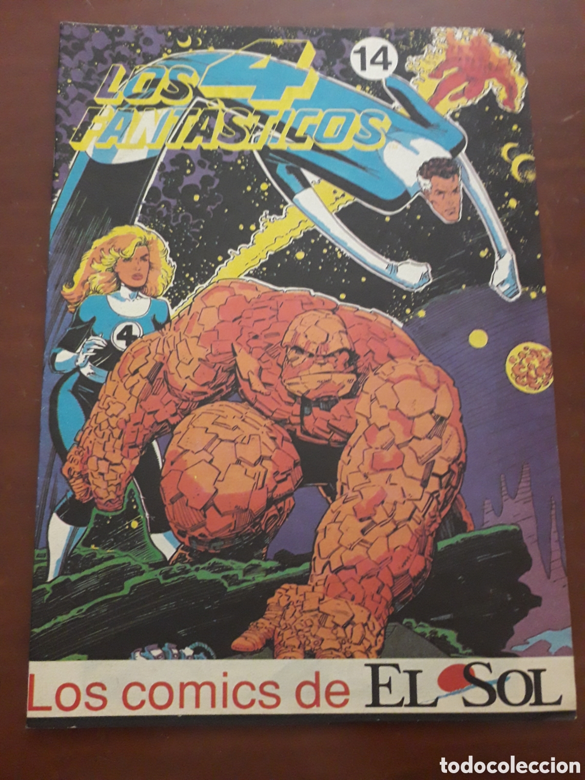 C&oacute;mics: LOS 4 FANTASTICOS. LOS COMICS DE EL SOL NUM 14 - Foto 1