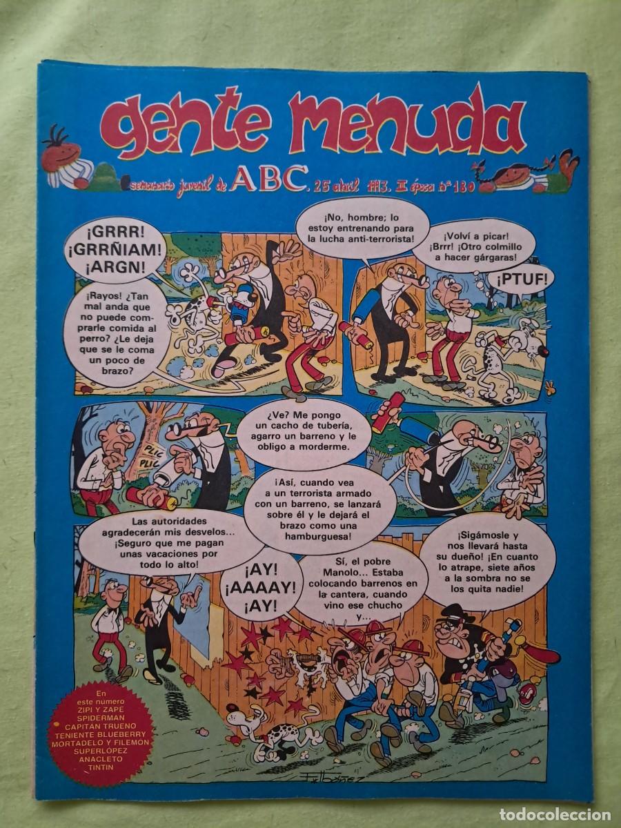 C&oacute;mics: COMIC GENTE MENUDA N&ordm; 180 SUPLEMENTO ABC - Foto 1