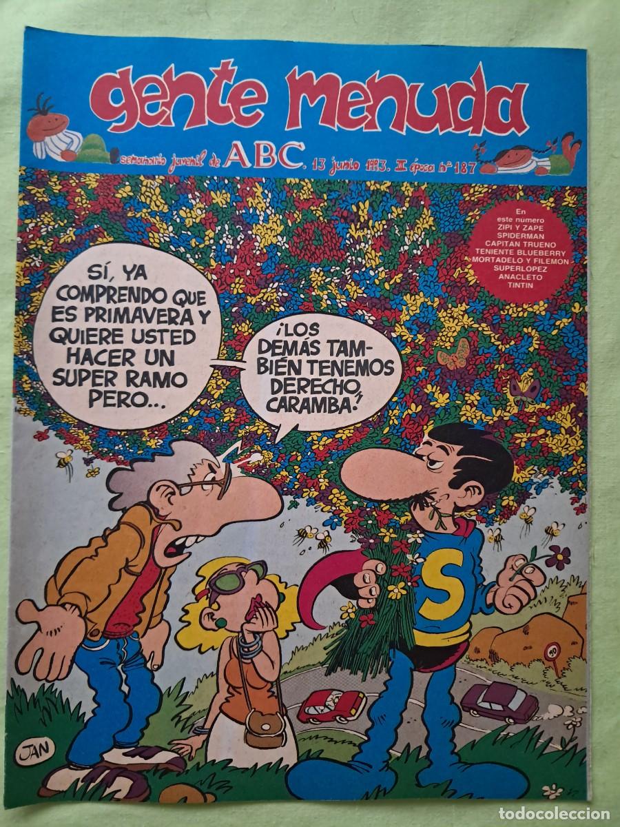 C&oacute;mics: COMIC GENTE MENUDA N&ordm; 187 SUPLEMENTO ABC - Foto 1