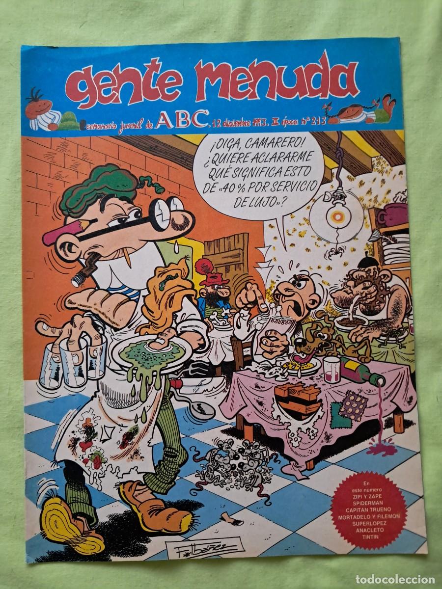C&oacute;mics: COMIC GENTE MENUDA N&ordm; 213 SUPLEMENTO ABC - Foto 1