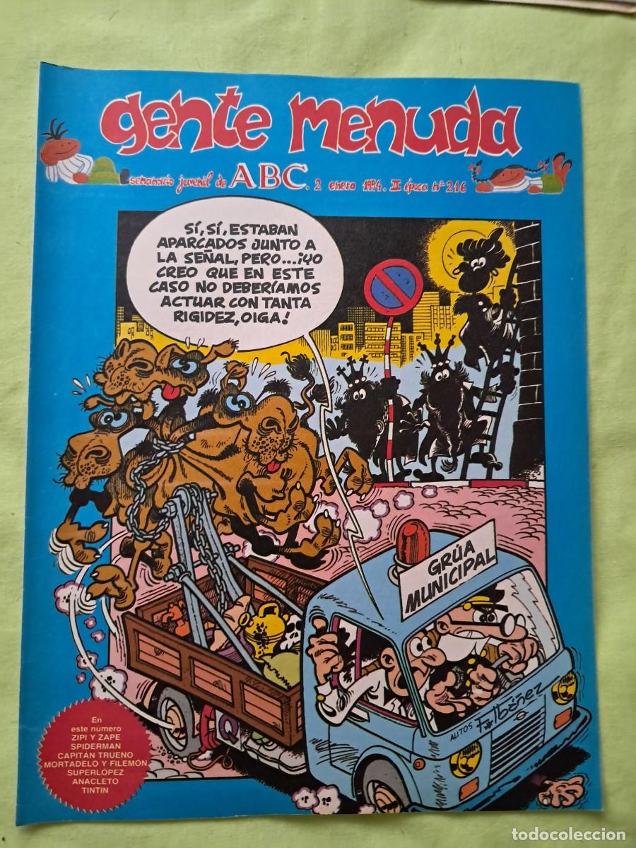 C&oacute;mics: COMIC GENTE MENUDA N&ordm; 216 SUPLEMENTO ABC - Foto 1