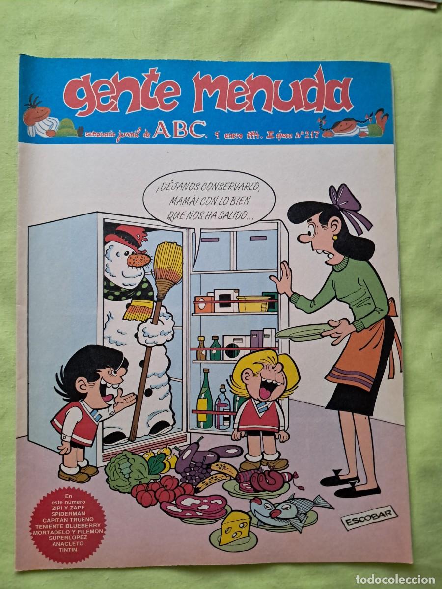 C&oacute;mics: COMIC GENTE MENUDA N&ordm; 217 SUPLEMENTO ABC - Foto 1