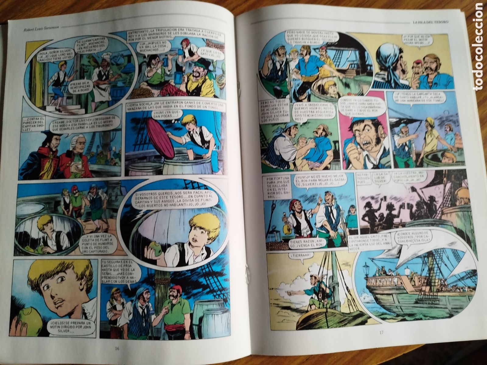 C&oacute;mics: La isla del tesoro. Joyas literarias juveniles. El Pais 2010. - Foto 4
