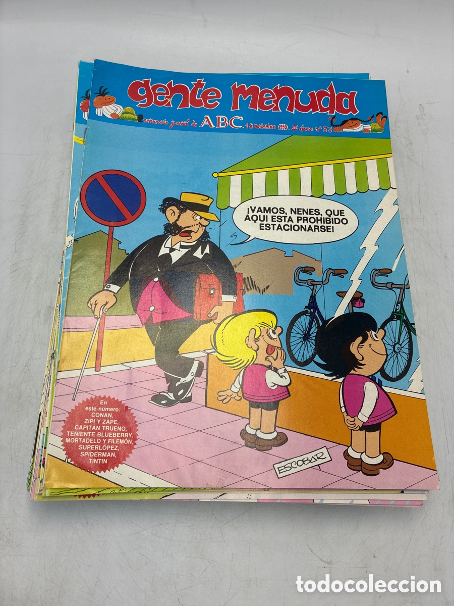 C&oacute;mics: Lote 47 n&uacute;meros Gente Menuda ABC. Del 53 al 99. - Foto 2