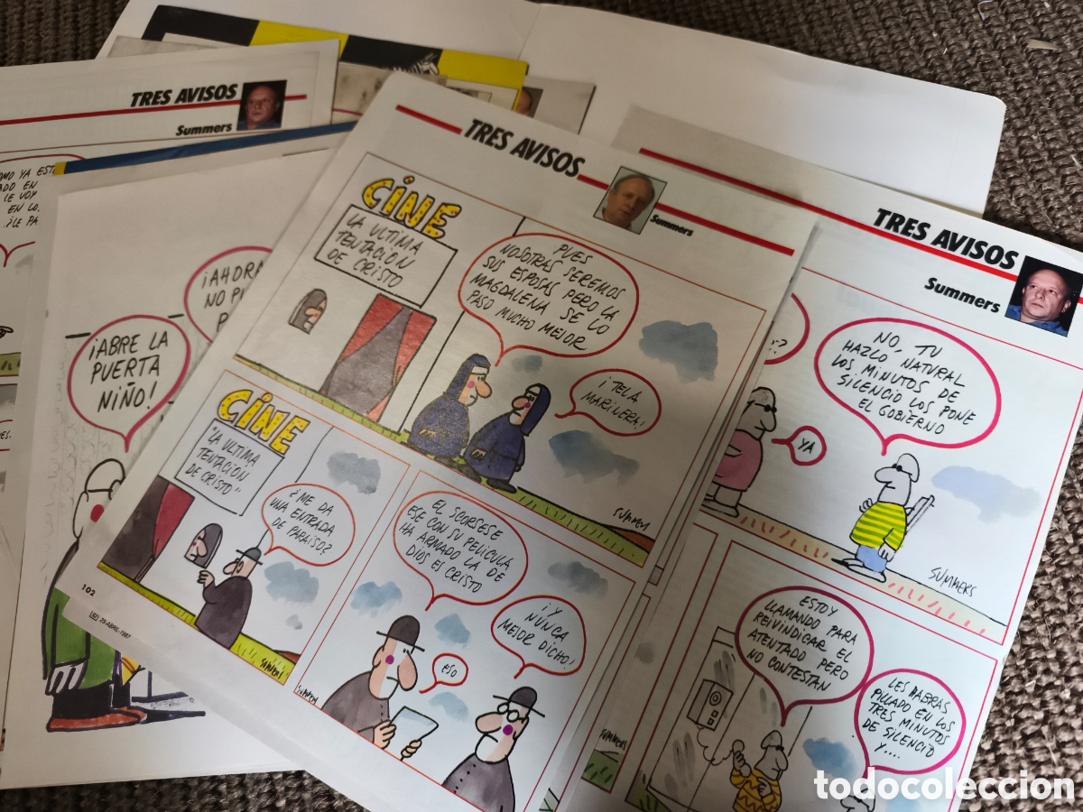 C&oacute;mics: Lote 17 recortes vi&ntilde;etas Summers - Foto 2