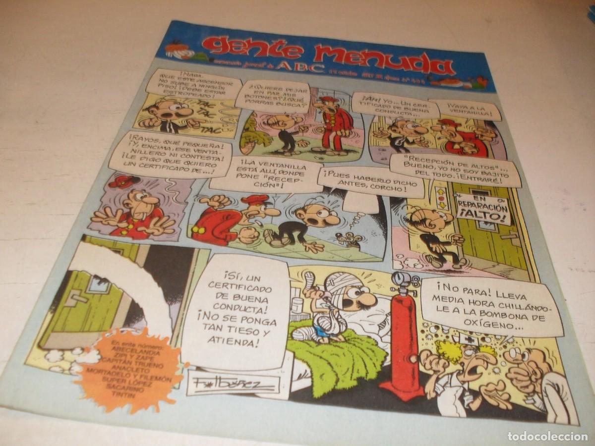 C&oacute;mics: GENTE MENUDA N&ordm; 404,CON ROMPETECHOS,DE IBA&Ntilde;EZ,DE 467.ABC1989 - Foto 1