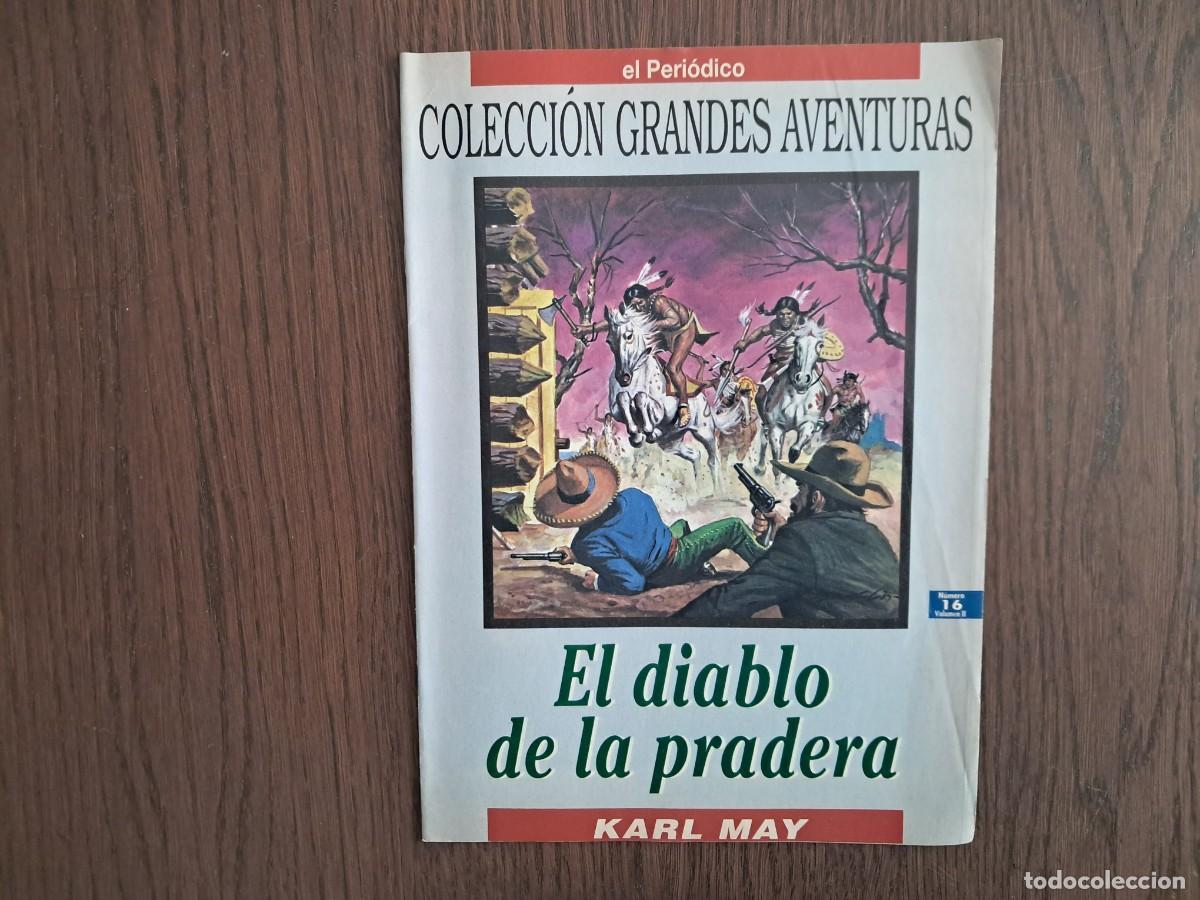 Comics: tebeo, El diablo de la pradera. Karl May. N 16 volumen 2. Colecci&oacute;n Grandes Aventuras. El Peri&oacute;dico