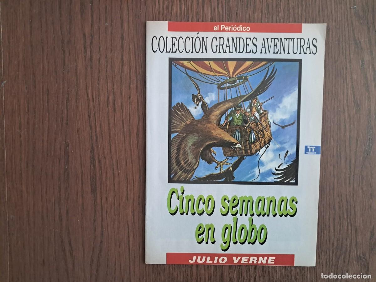 Comics : tebeo,Cinco Semanas en Globo / Julio Verne / Colecci&oacute;n Grandes Aventuras N&ordm; 11 vol. 2 / El Peri&oacute;dico