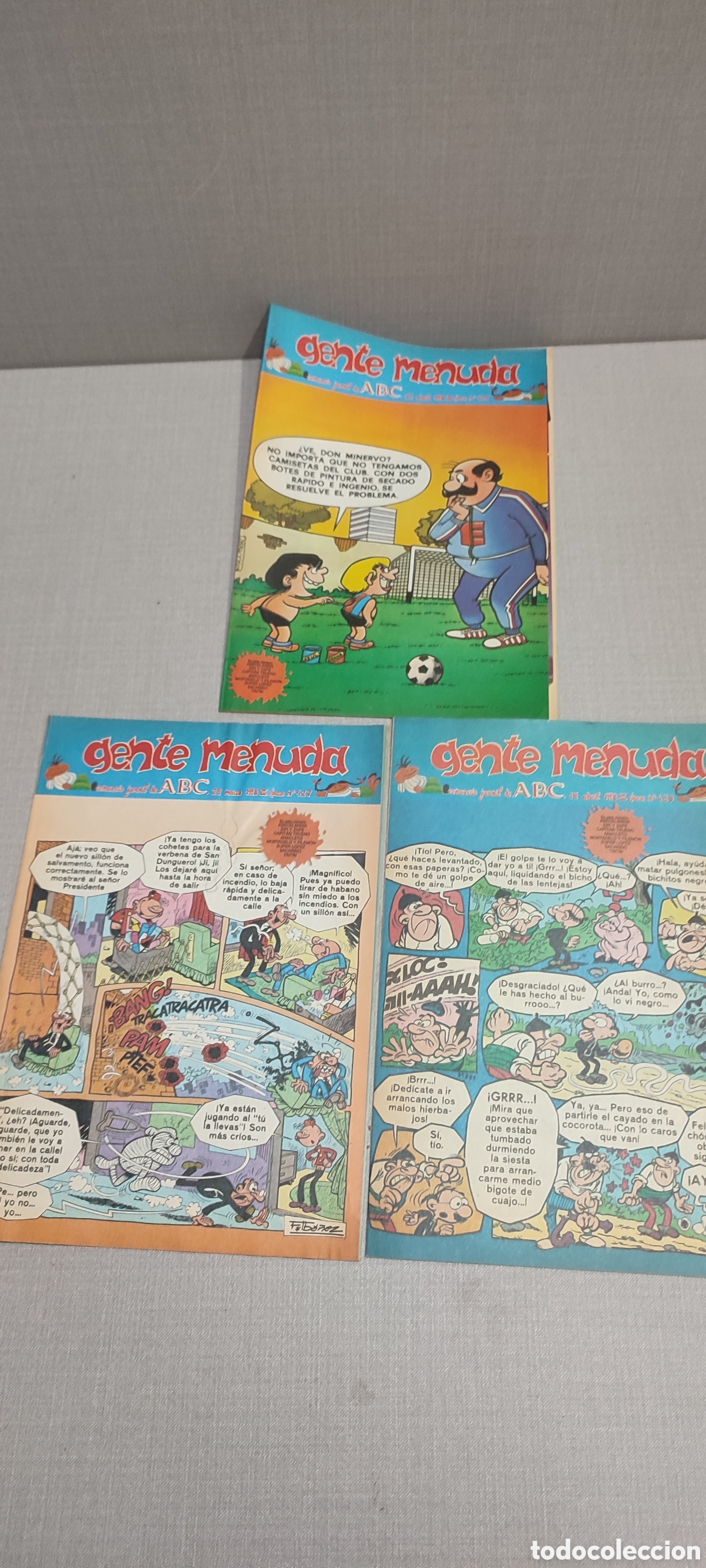 C&oacute;mics: 3 comics Gente menuda suplementos del ABC,.