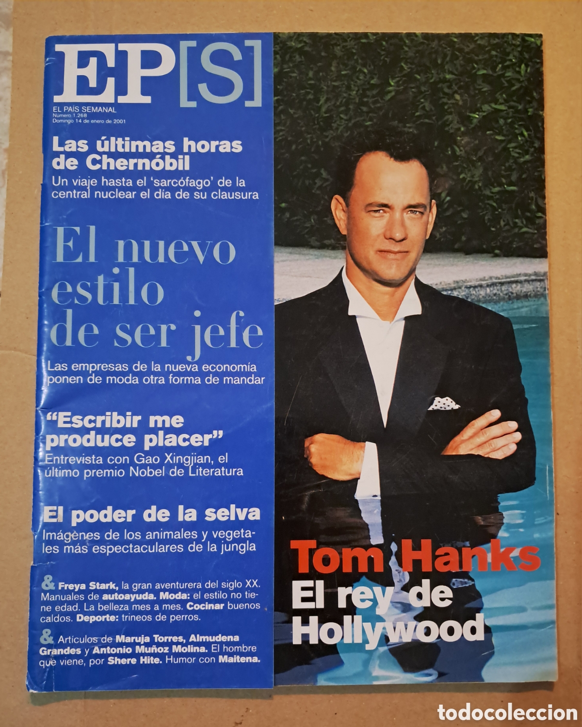 Fumetti: Tom Hanks. Las &uacute;ltimas horas de Chernobil... El Pa&iacute;s Semanal n&uacute;mero 1268, del 14 de Enero del 2001
