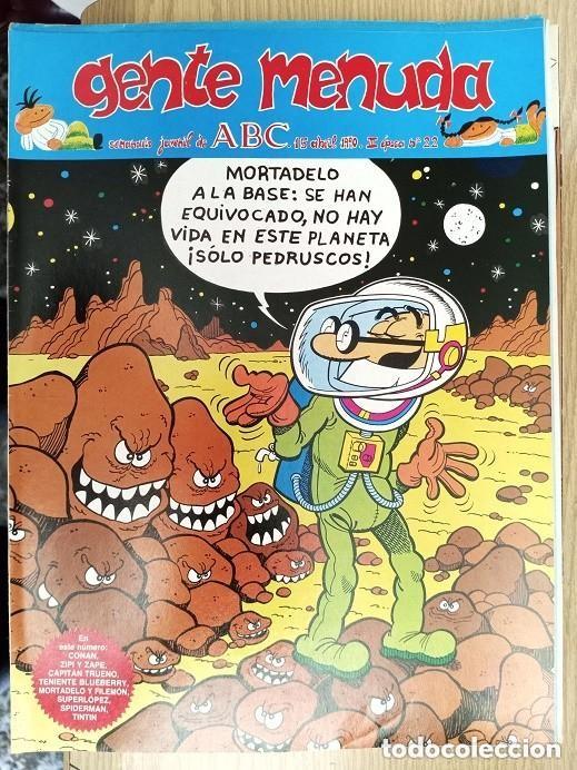 C&oacute;mics: GENTE MENUDA SEMANARIO JUVENIL ABC 15 ABRIL 1990 N 22