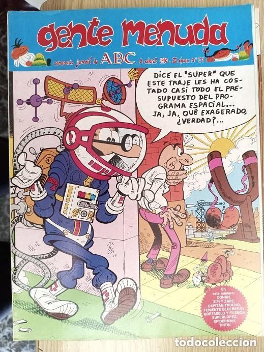 C&oacute;mics: GENTE MENUDA SEMANARIO JUVENIL ABC 8 ABRIL 1990 N 21
