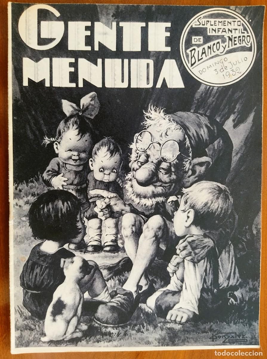 Comics: SUPLEMENTO GENTE MENUDA 3 JULIO 1932 - LA CASA DE ROENUECES, P&Aacute;GINA DEL MAGO PIRULO
