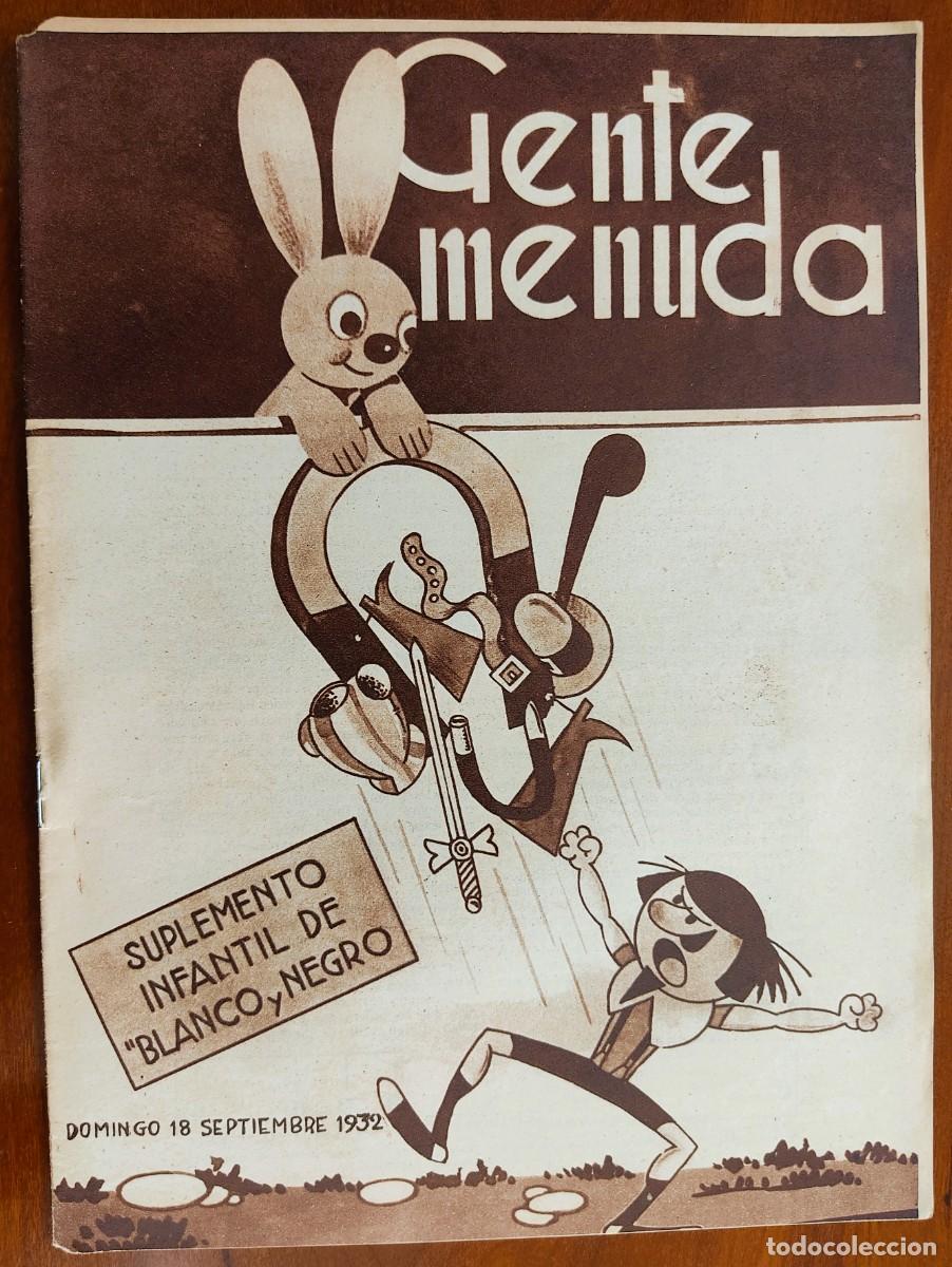Comics: SUPLEMENTO GENTE MENUDA 18 SEPTIEMBRE 1932 - EN EL PAIS DE LAS FLORES POR AURELIA RAMOS, MAGO PIRULO