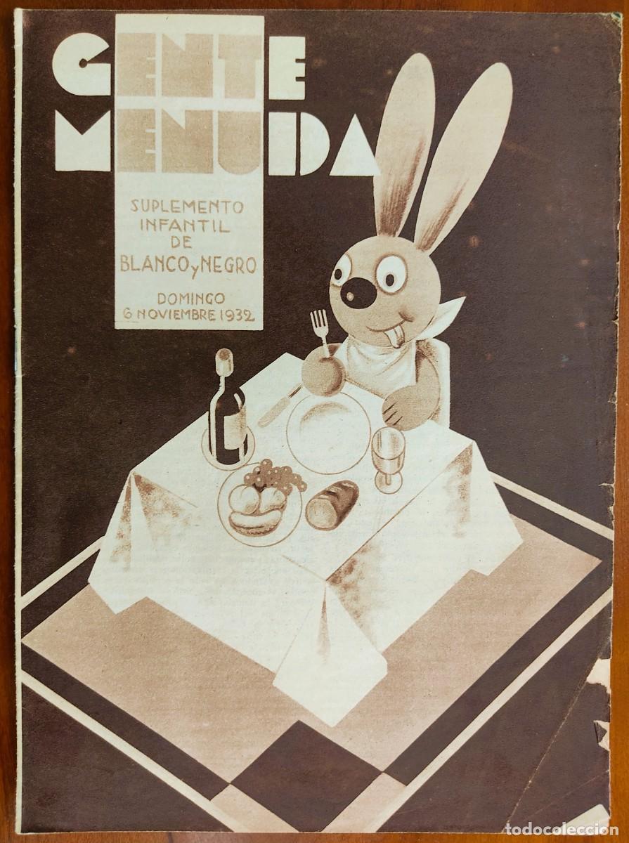 C&oacute;mics: SUPLEMENTO GENTE MENUDA 6 NOVIEMBRE 1932 - P&Aacute;GINA DEL MAGO PIRULO, EL SE&Ntilde;OR A&Ntilde;O NOVIEMBRE
