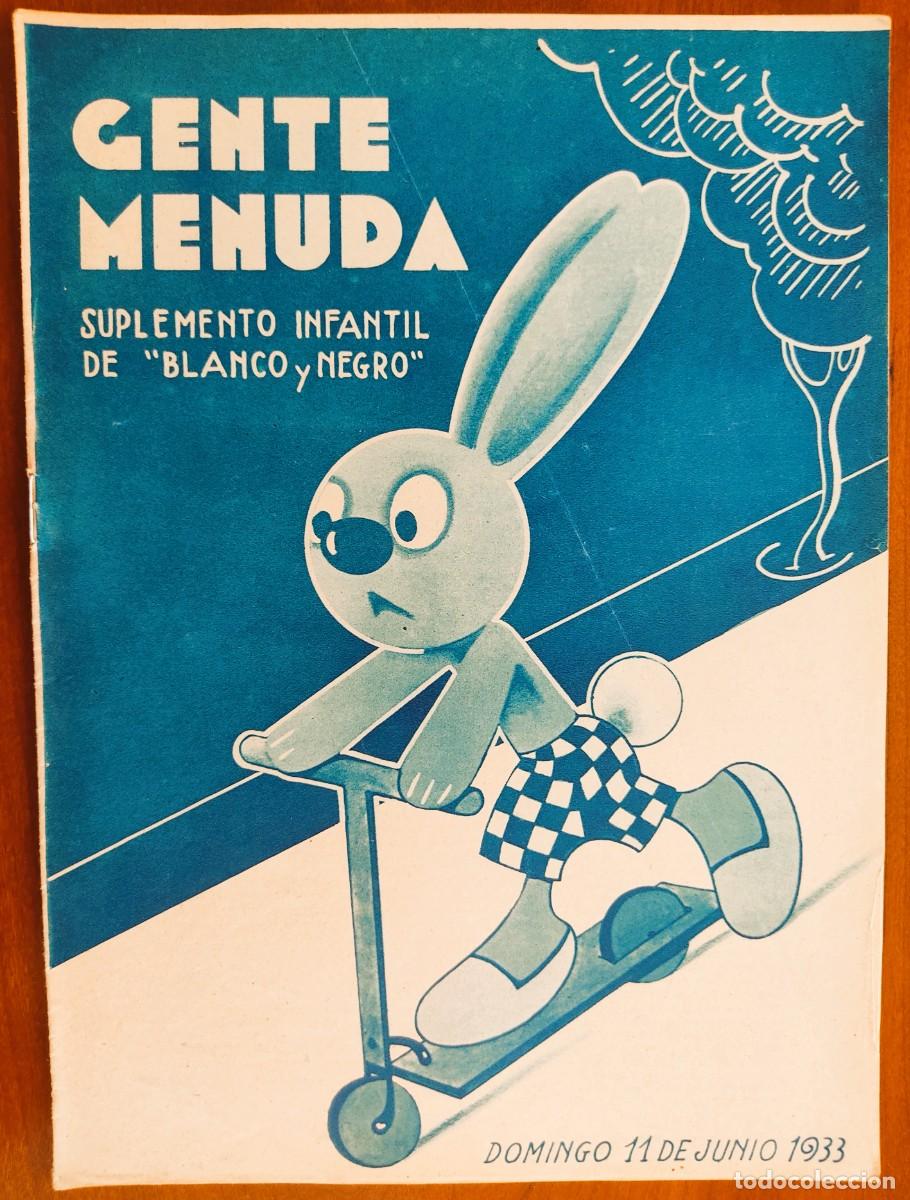 C&oacute;mics: SUPLEMENTO GENTE MENUDA 11 JUNIO 1933 - P&Aacute;GINA DEL MAGO PIRULO Y DE LA MADRINA