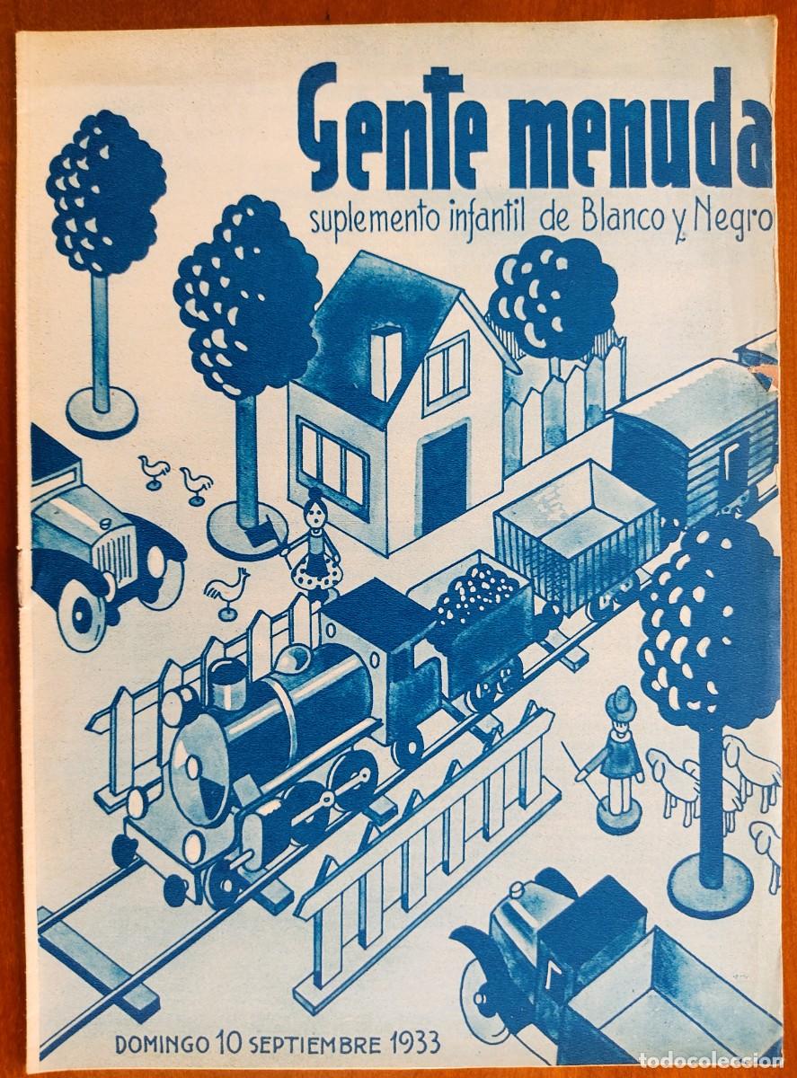 Comics: SUPLEMENTO GENTE MENUDA 10 SEPTIEMBRE 1933 - P&Aacute;GINAS DE LA MADRINA EL DORMITORIO DE BEB&Eacute;