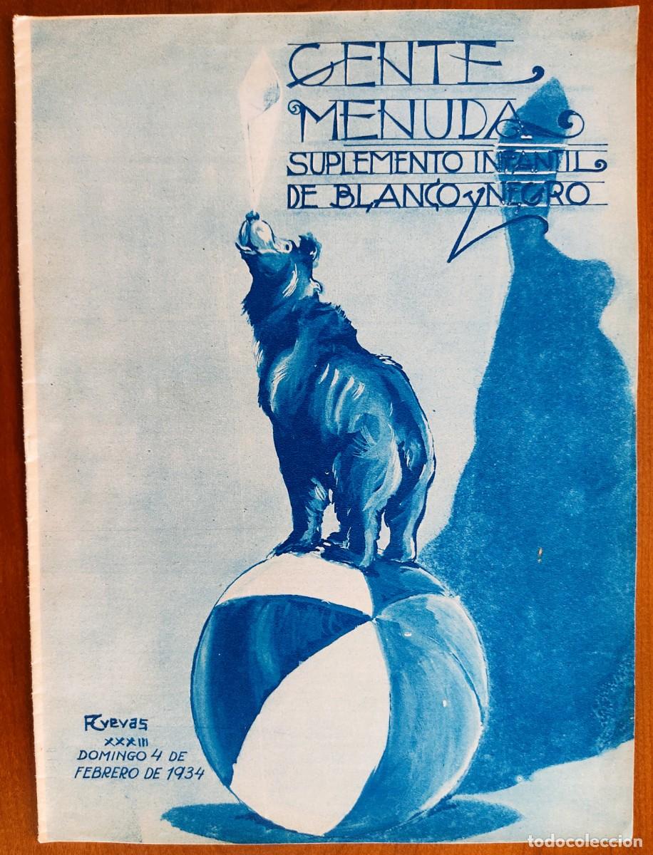 Comics: SUPLEMENTO GENTE MENUDA 4 FEBRERO 1934 - DISFRACES DE CARNAVAL