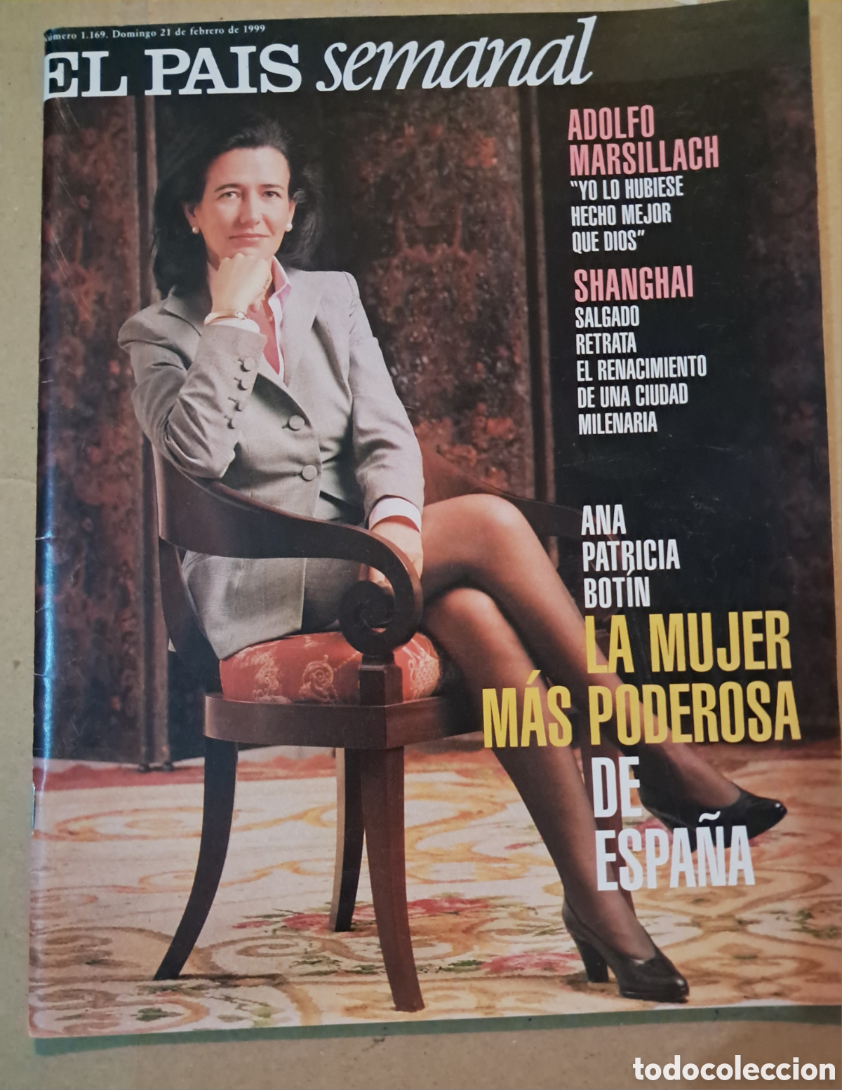 Comics: EL Pais Semanal. Ana Patricia Botin. N&deg; 1169, 21 de Febrero 1999