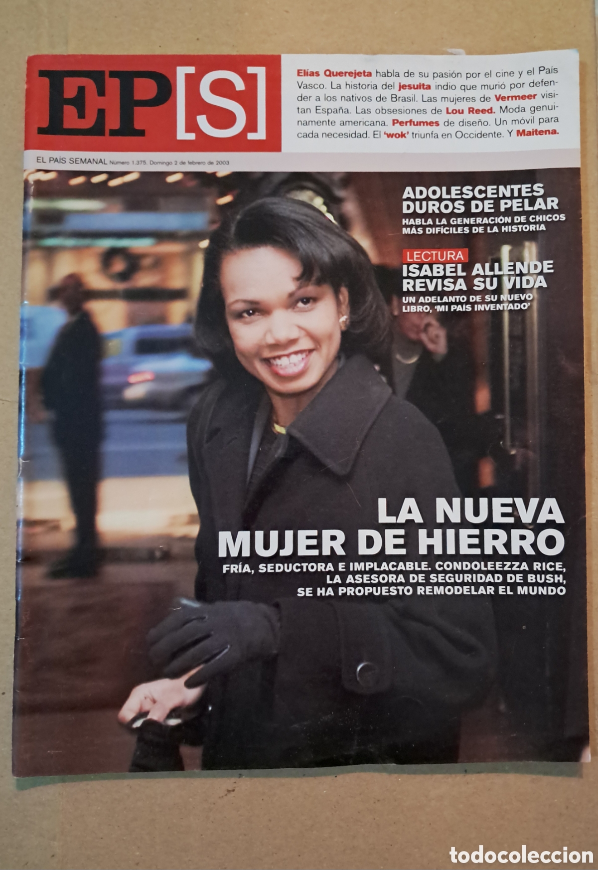 Fumetti: EP]S EL Pais Semanal. Condoleezza Rice N&deg; 1375, 2 de Febrero 2003