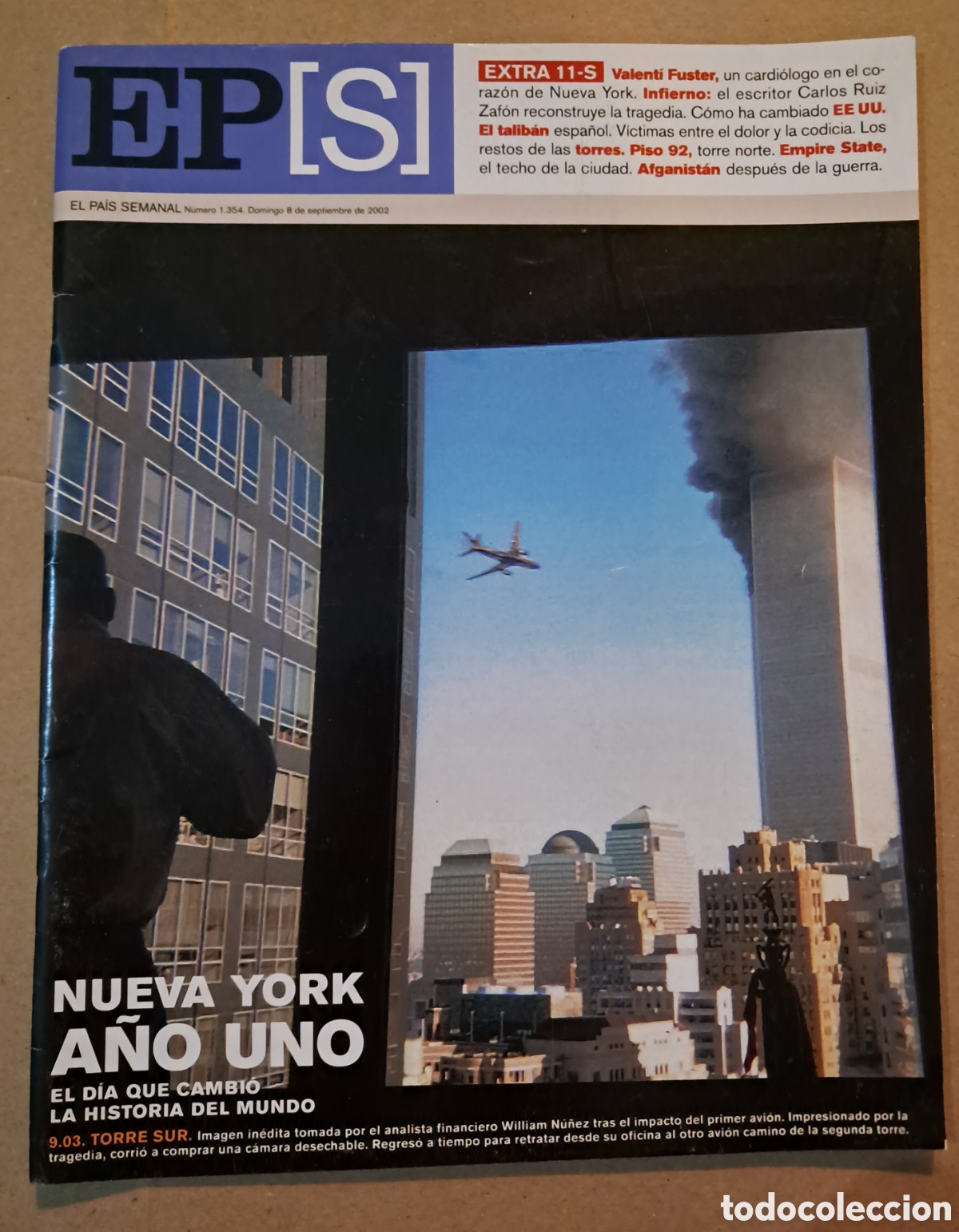 Comics: EP]S El Pais Semanal Nueva York a&ntilde;o uno, n&deg; 1354, 8 Septiembre 2002